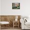 Stupell Industries Fox in Forest Trees Floater Framed Canvas Wall Art Design by Adam Swanson